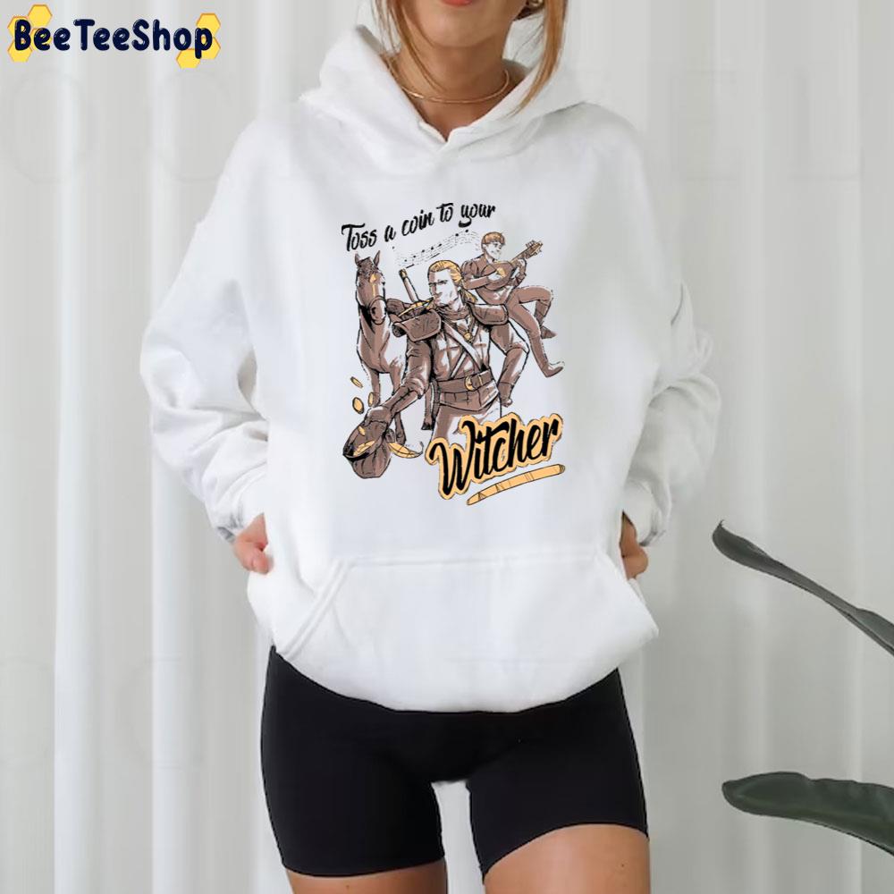 Vintage Art Toss A Win To Your The Witcher Trending Unisex T-Shirt Vintage Art Toss A Win To Your The Witcher Trending Unisex T-Shirt
