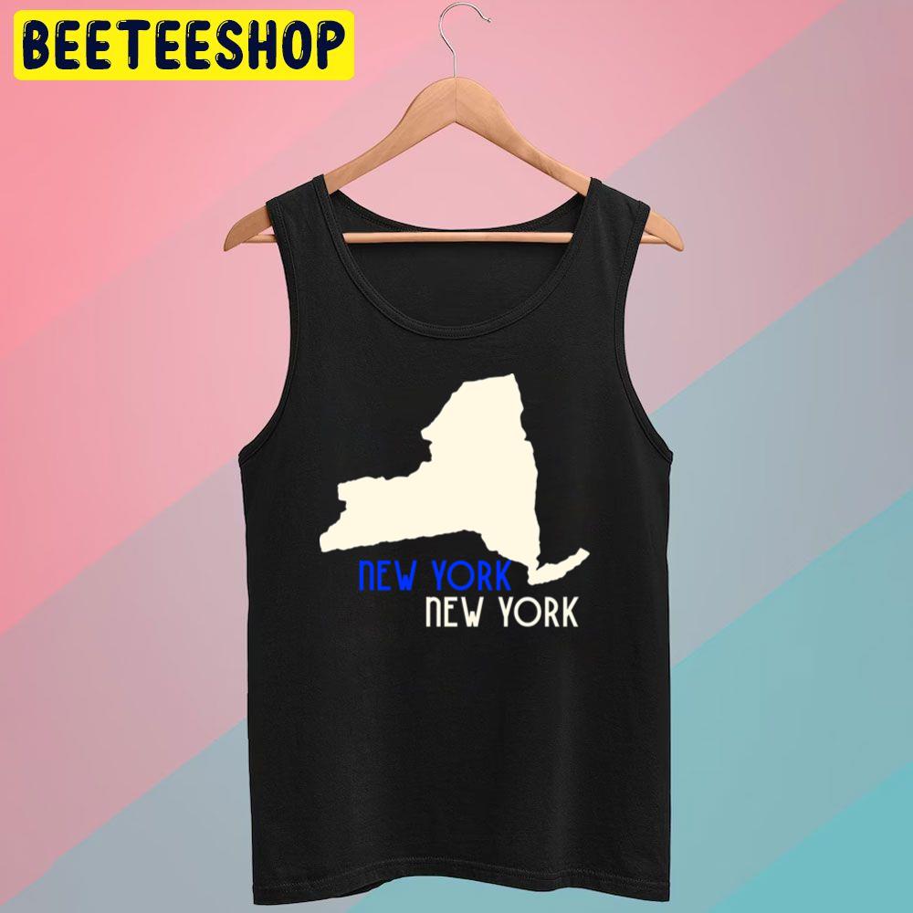 Vintage Map New York New York Trending Unisex T-Shirt Vintage Map New York New York Trending Unisex T-Shirt