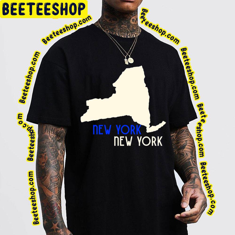 Vintage Map New York New York Trending Unisex T-Shirt Vintage Map New York New York Trending Unisex T-Shirt