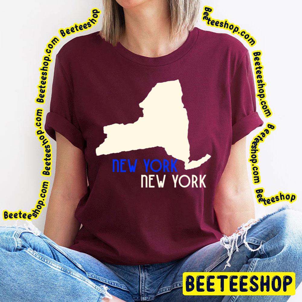 Vintage Map New York New York Trending Unisex T-Shirt Vintage Map New York New York Trending Unisex T-Shirt