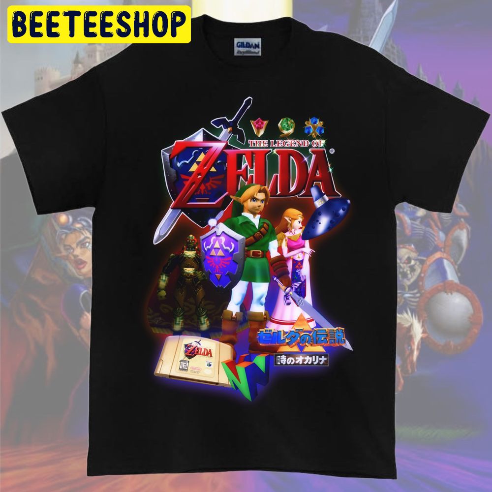 Vintage Ocarina Legend Of Zelda Nintendo Trending Unisex T-Shirt Vintage Ocarina Legend Of Zelda Nintendo Trending Unisex T-Shirt