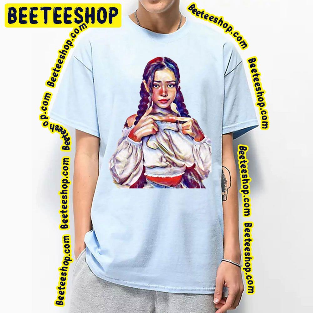 Watercolor Painting Bella Poarch Trending Unisex T-Shirt Watercolor Painting Bella Poarch Trending Unisex T-Shirt