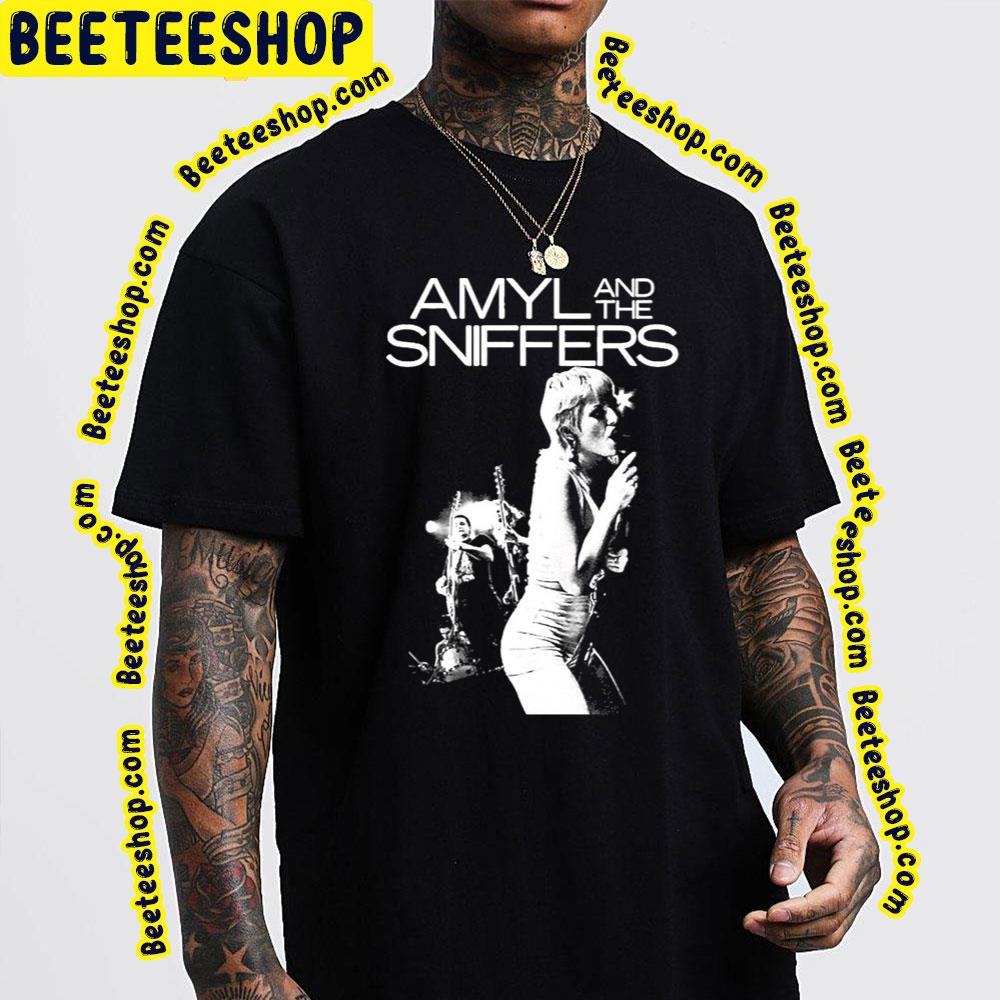 White Art Amyl And The Sniffers Trending Unisex T-Shirt White Art Amyl And The Sniffers Trending Unisex T-Shirt