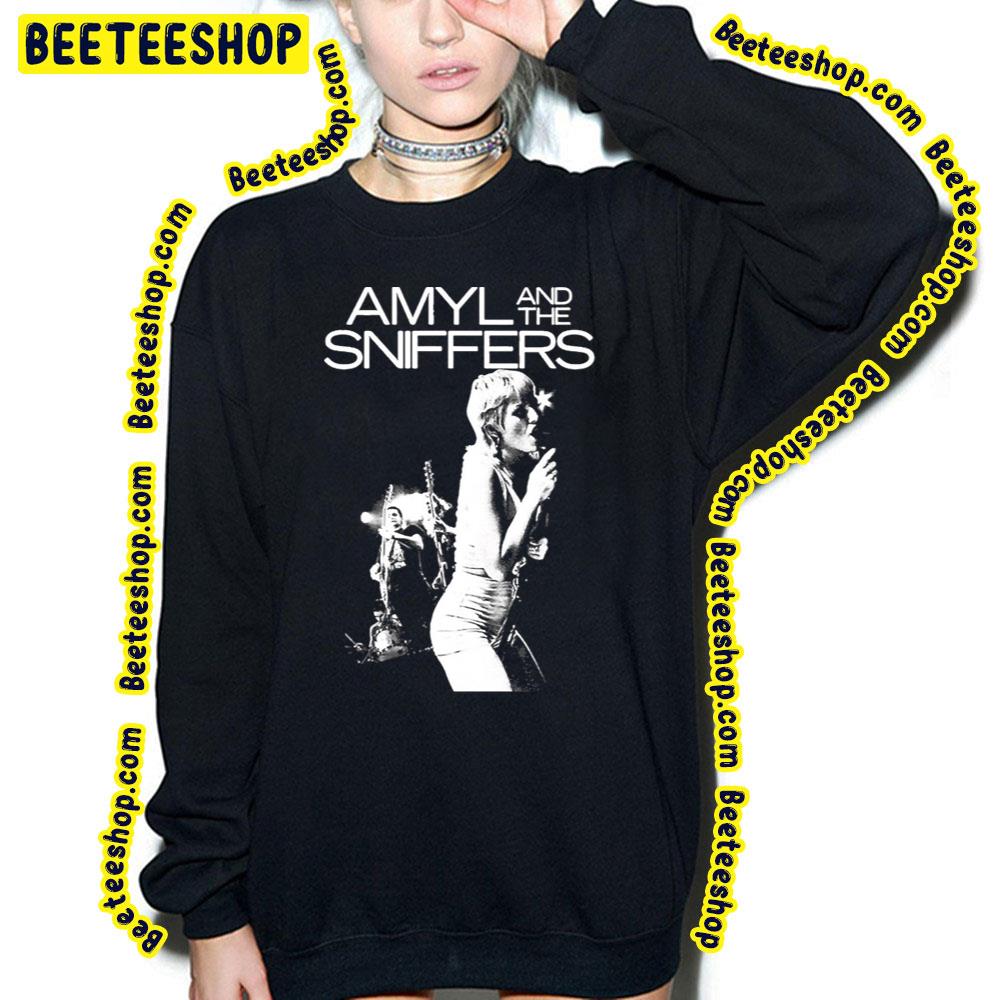 White Art Amyl And The Sniffers Trending Unisex T-Shirt White Art Amyl And The Sniffers Trending Unisex T-Shirt