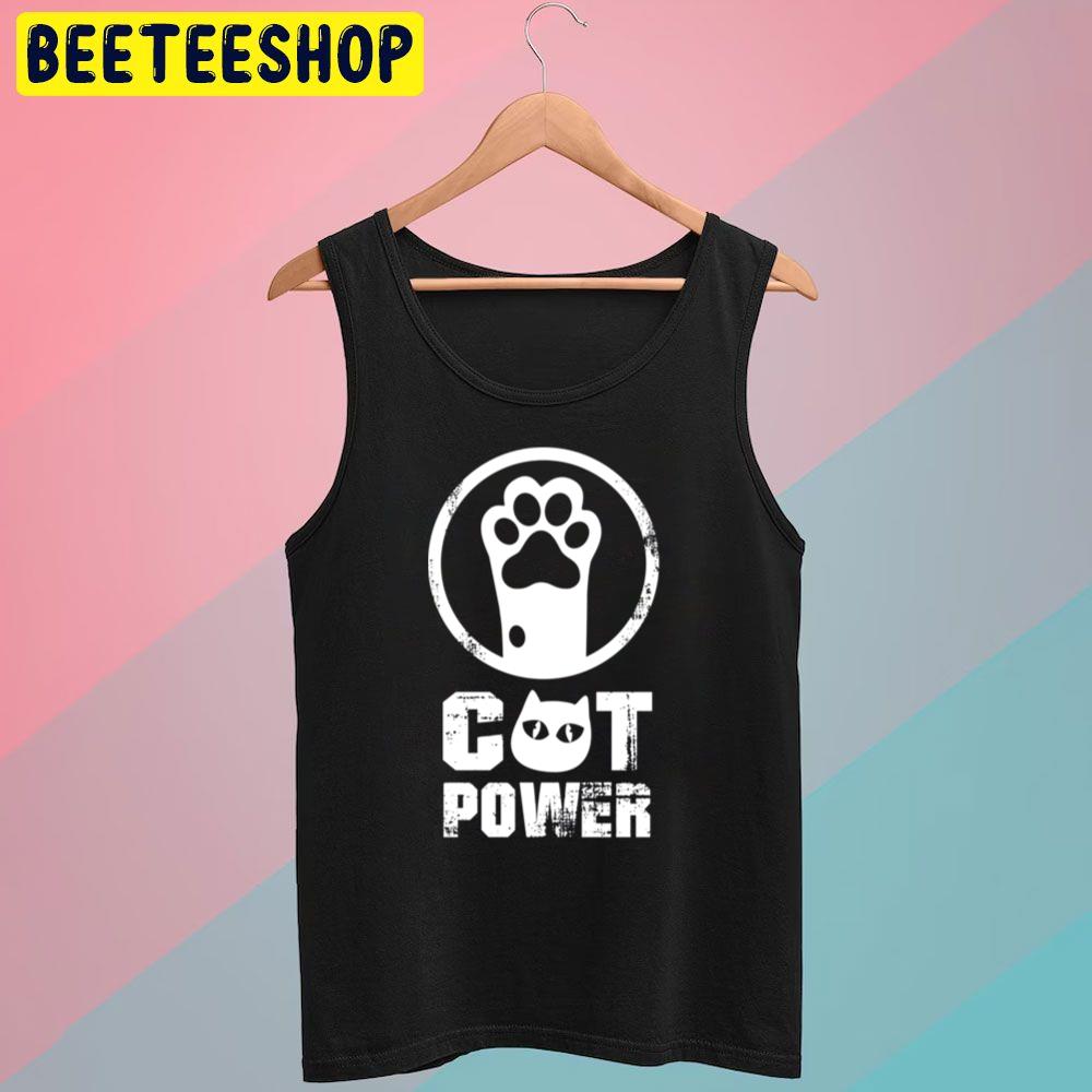 White Art Cat Power Trending Unisex T-Shirt White Art Cat Power Trending Unisex T-Shirt