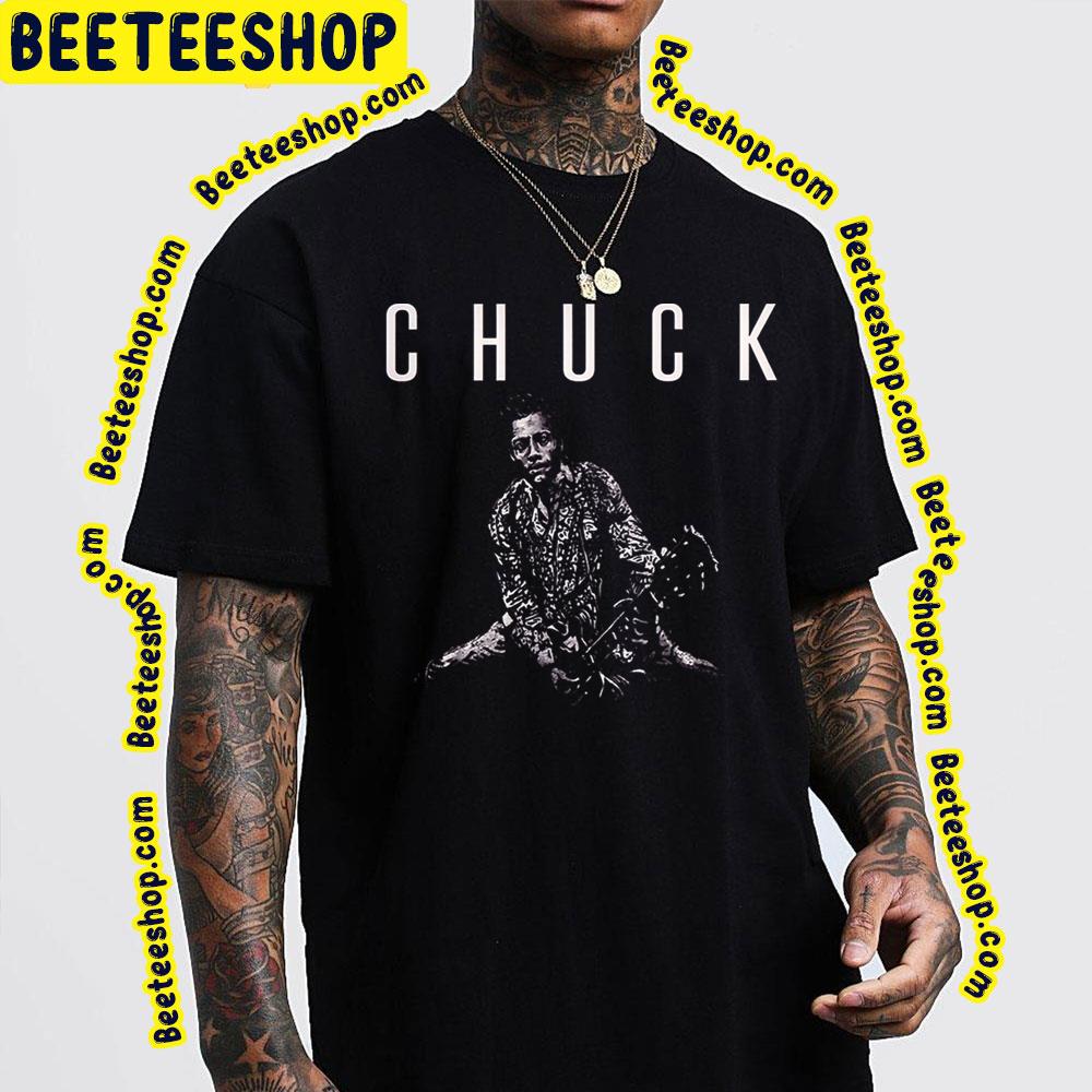 White Art Guitar Chuck Berry Trending Unisex T-Shirt White Art Guitar Chuck Berry Trending Unisex T-Shirt