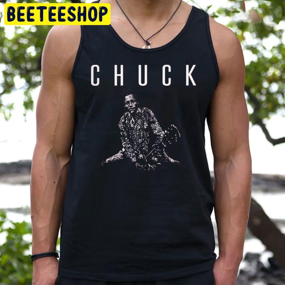 White Art Guitar Chuck Berry Trending Unisex T-Shirt White Art Guitar Chuck Berry Trending Unisex T-Shirt