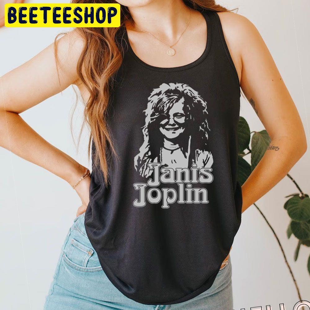 White Art Janis Joplin Trending Unisex T-Shirt White Art Janis Joplin Trending Unisex T-Shirt