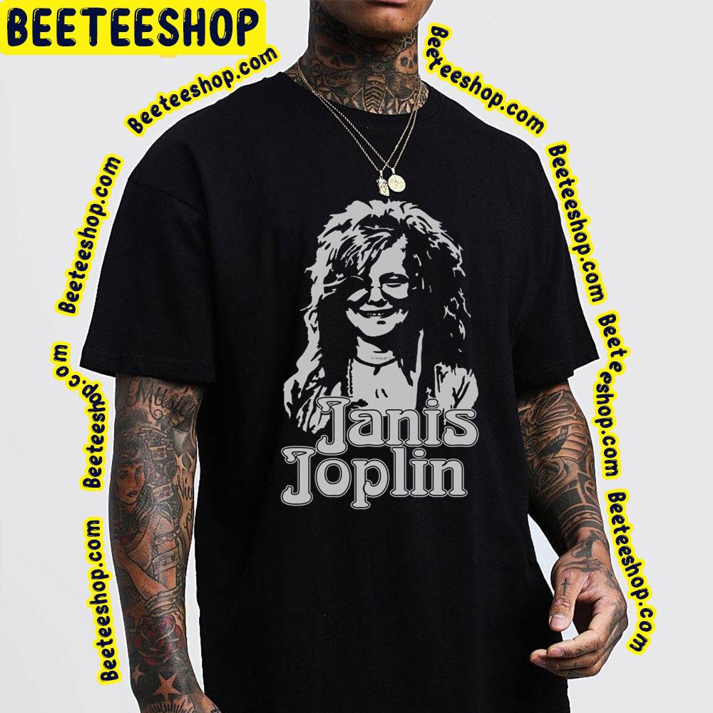 White Art Janis Joplin Trending Unisex T-Shirt White Art Janis Joplin Trending Unisex T-Shirt