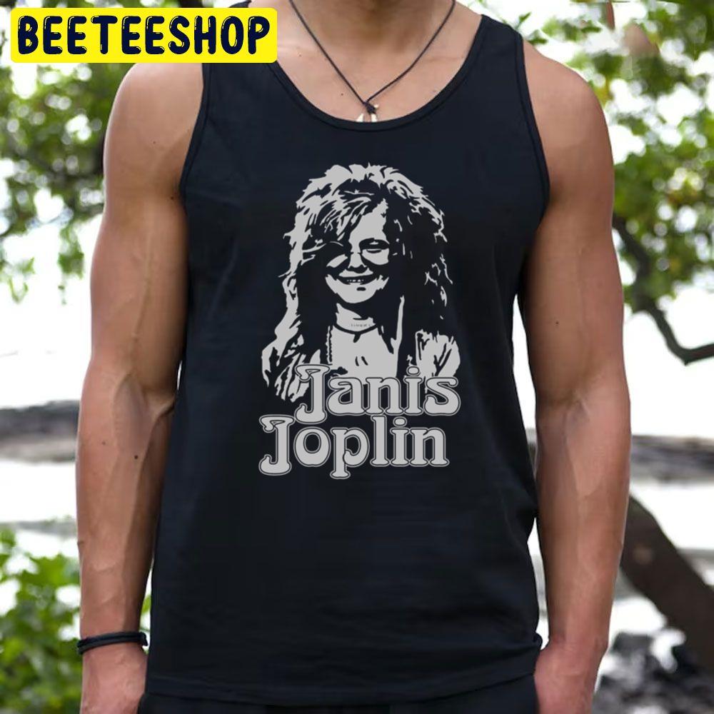White Art Janis Joplin Trending Unisex T-Shirt White Art Janis Joplin Trending Unisex T-Shirt