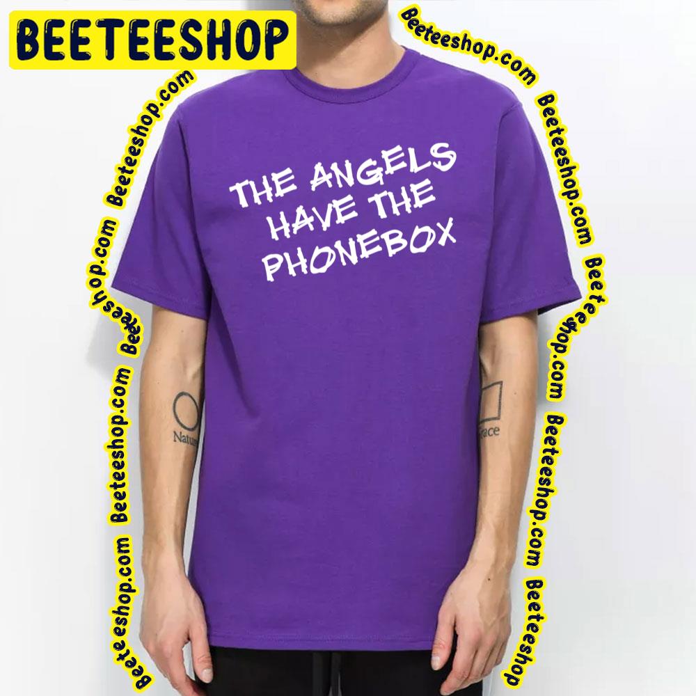 White Art Phonebox The Angels Trending Unisex T-Shirt White Art Phonebox The Angels Trending Unisex T-Shirt