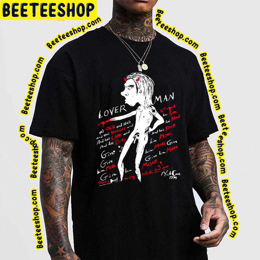 White Art Solo Member Nick Cave And The Bad Seeds Trending Unisex T-Shirt White Art Solo Member Nick Cave And The Bad Seeds Trending Unisex T-Shirt