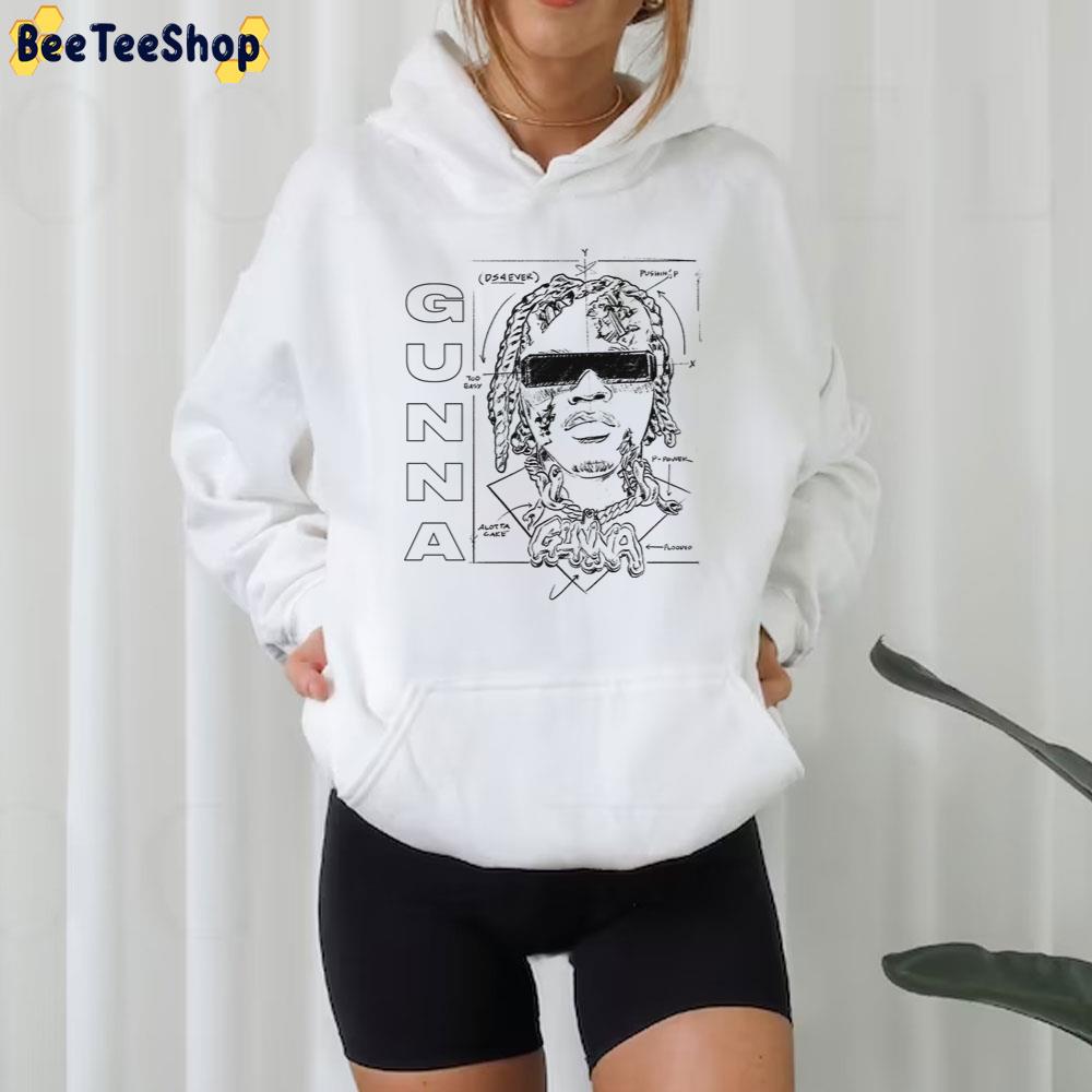White Art The Face Gunna Trending Unisex T-Shirt White Art The Face Gunna Trending Unisex T-Shirt