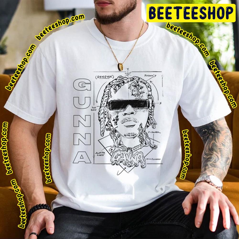 White Art The Face Gunna Trending Unisex T-Shirt White Art The Face Gunna Trending Unisex T-Shirt