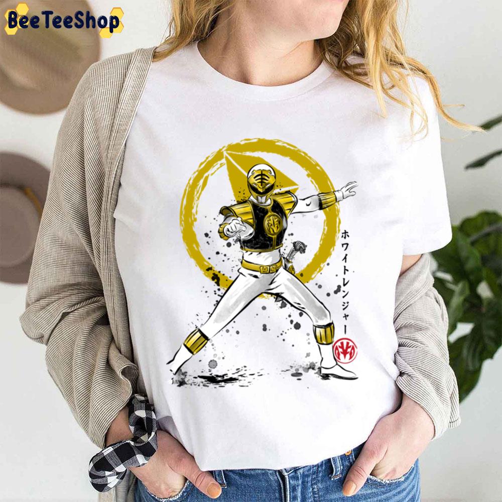 White Ranger Sumi E Trending Unisex T-Shirt White Ranger Sumi E Trending Unisex T-Shirt