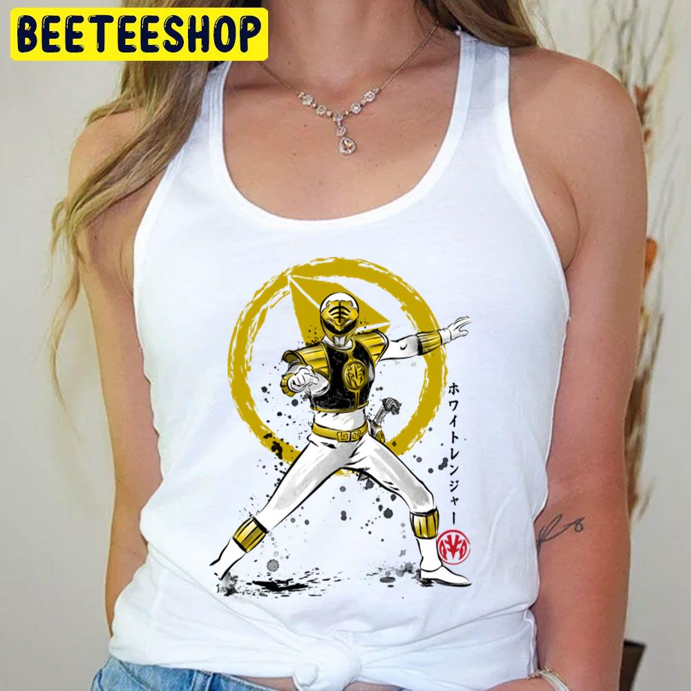 White Ranger Sumi E Trending Unisex T-Shirt White Ranger Sumi E Trending Unisex T-Shirt