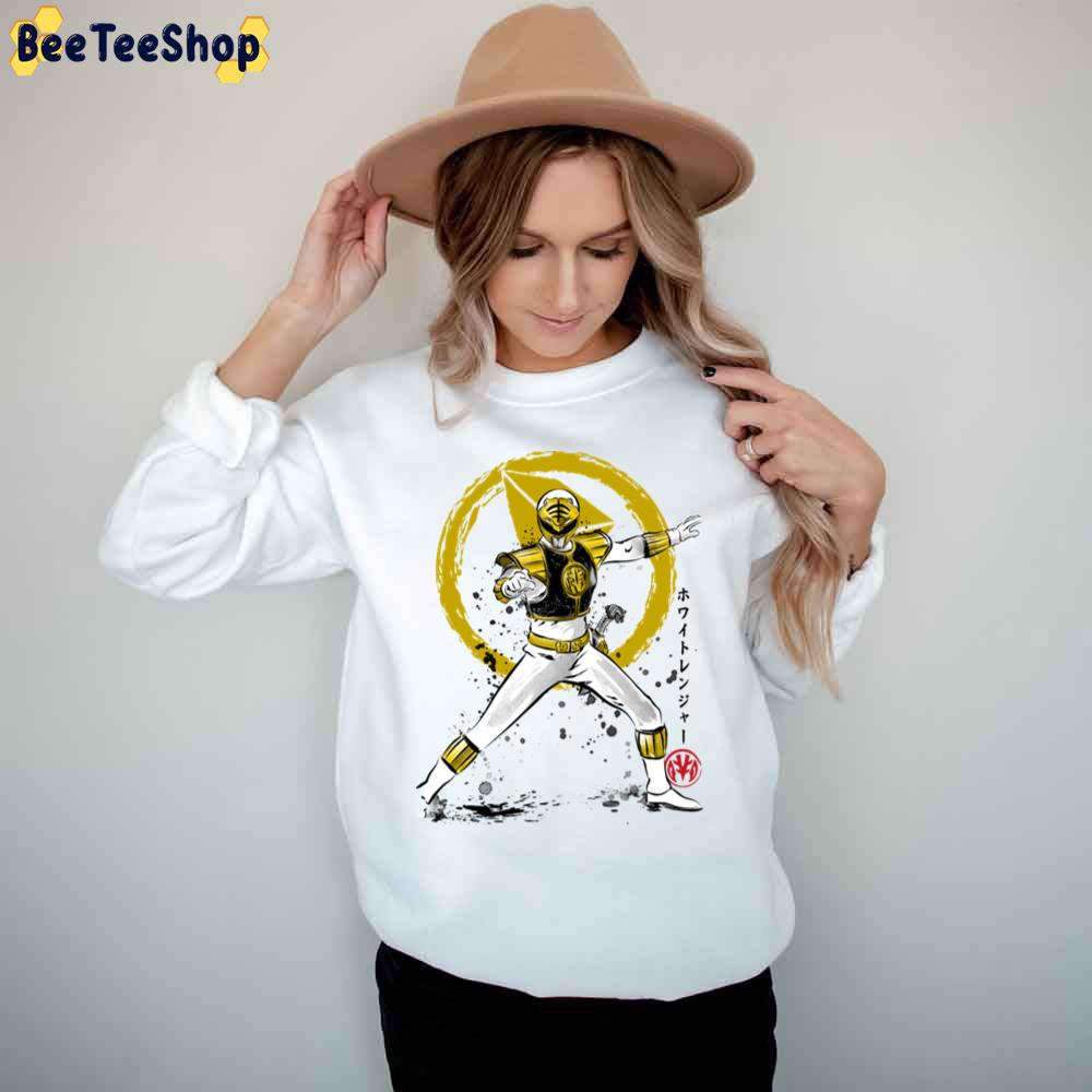 White Ranger Sumi E Trending Unisex T-Shirt White Ranger Sumi E Trending Unisex T-Shirt