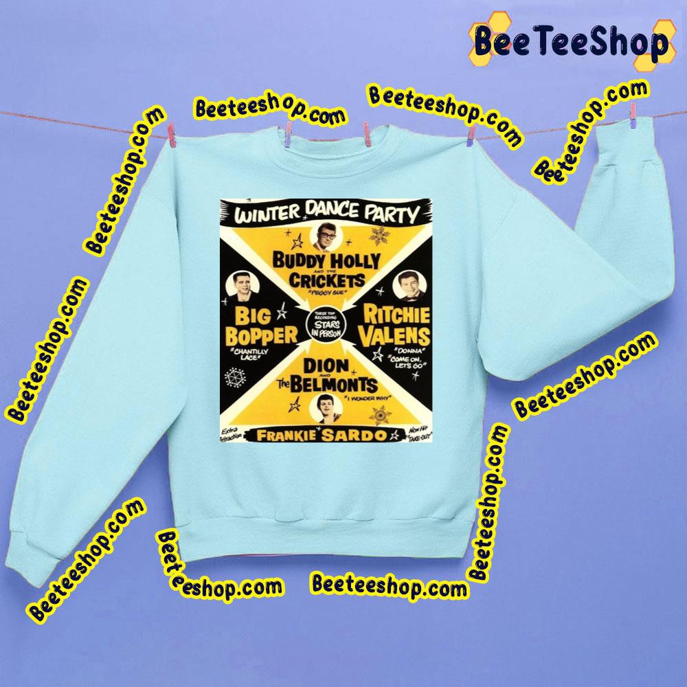 Winter Dance Party 1959 Buddy Holly Trending Unisex Sweatshirt Winter Dance Party 1959 Buddy Holly Trending Unisex Sweatshirt