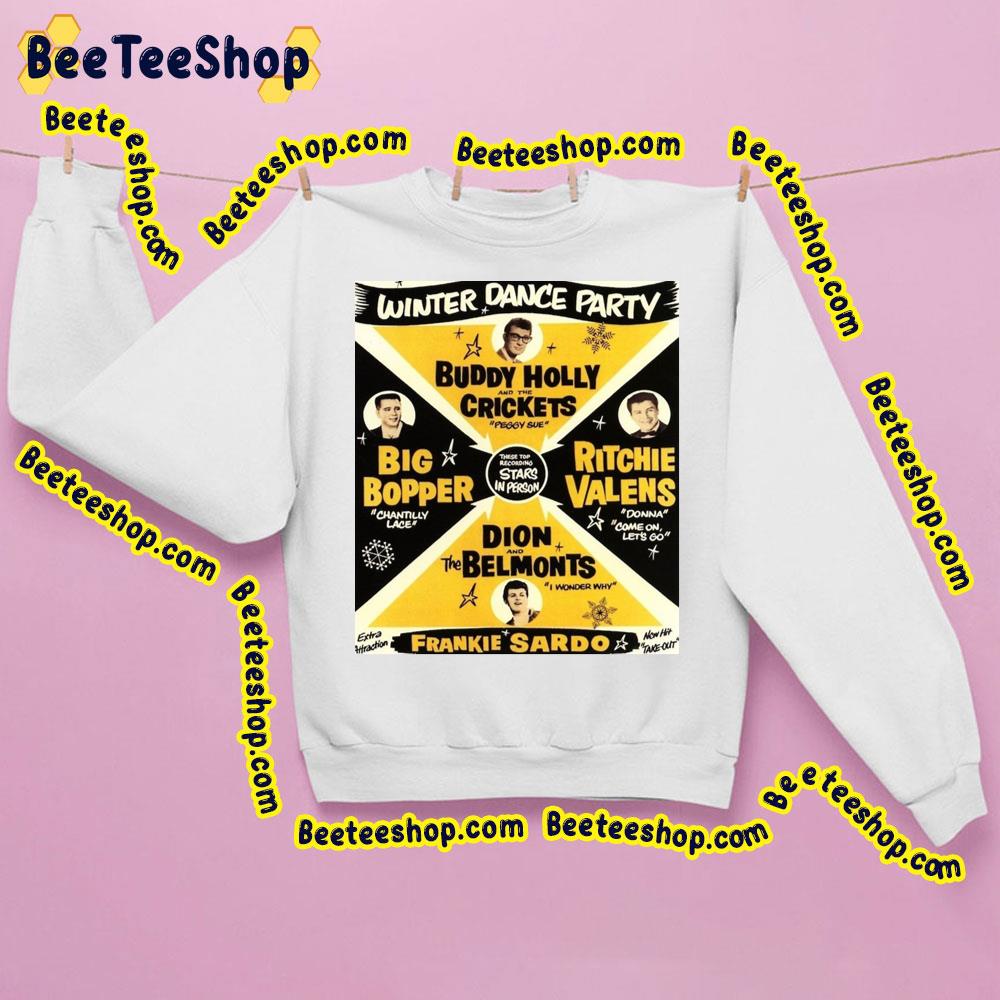 Winter Dance Party 1959 Buddy Holly Trending Unisex Sweatshirt Winter Dance Party 1959 Buddy Holly Trending Unisex Sweatshirt