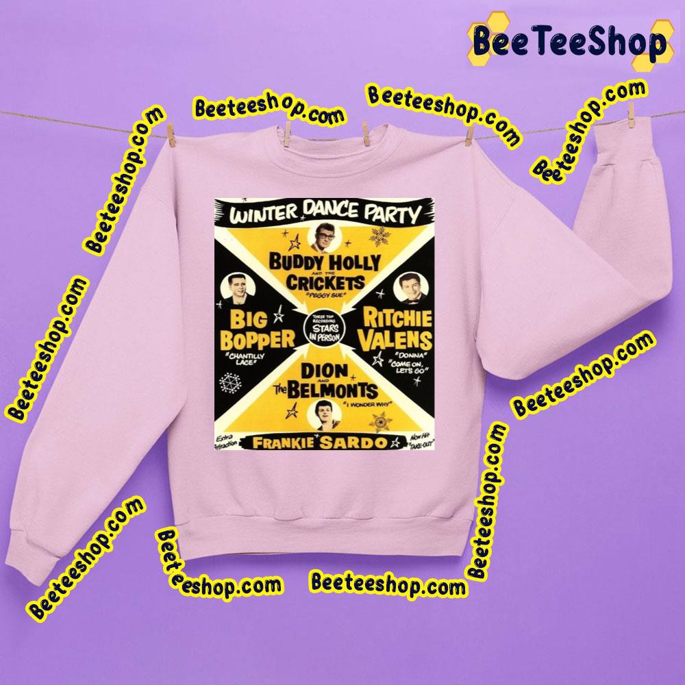 Winter Dance Party 1959 Buddy Holly Trending Unisex Sweatshirt Winter Dance Party 1959 Buddy Holly Trending Unisex Sweatshirt
