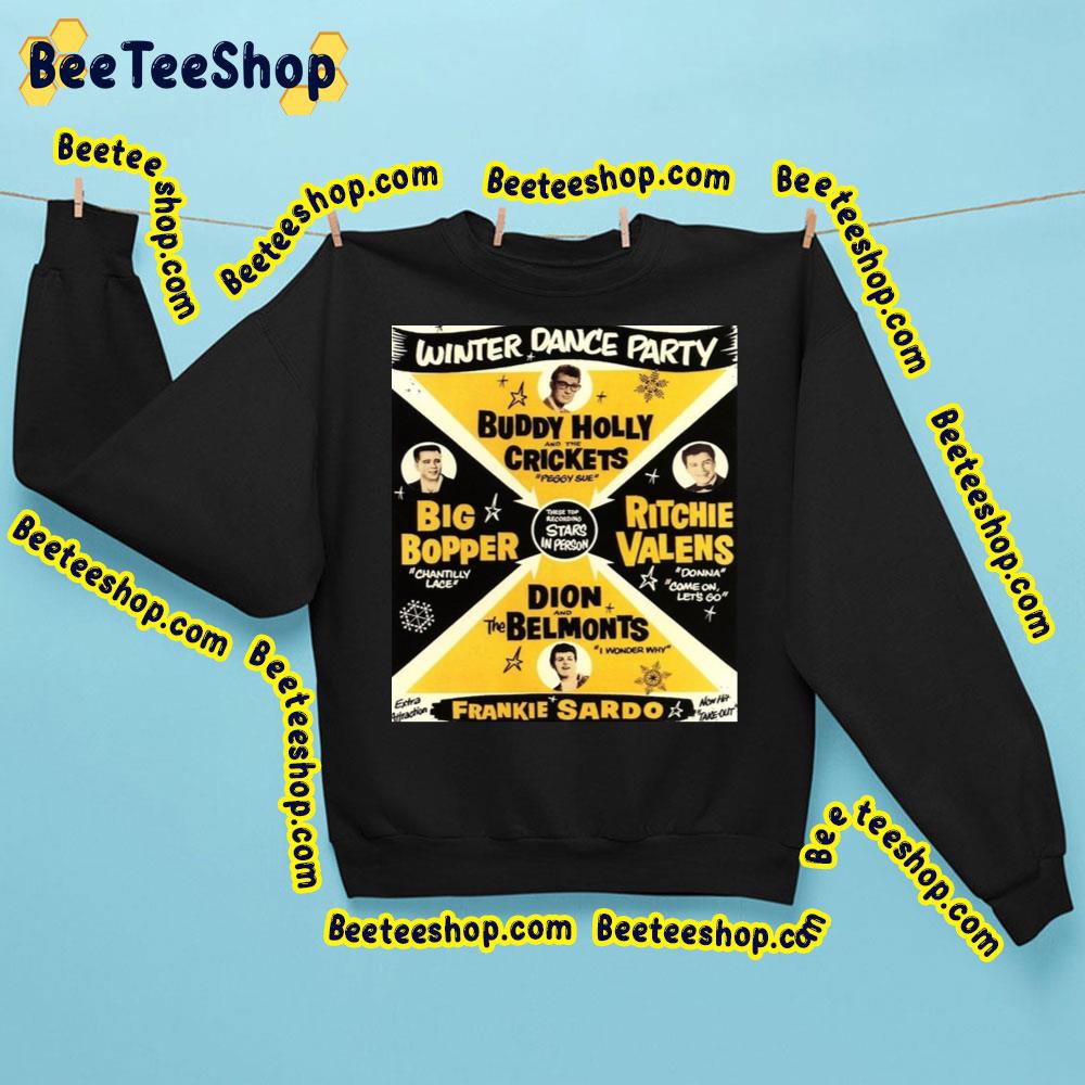 Winter Dance Party 1959 Buddy Holly Trending Unisex Sweatshirt Winter Dance Party 1959 Buddy Holly Trending Unisex Sweatshirt