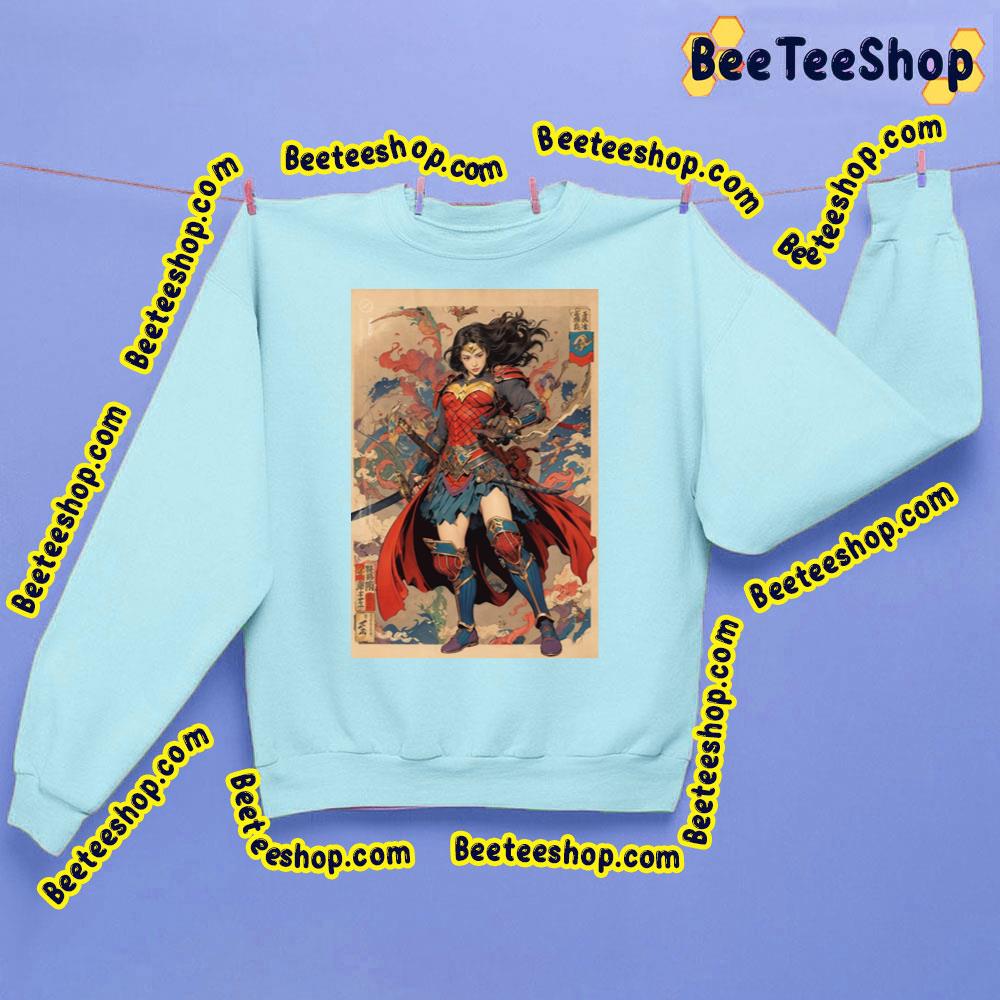 Wonder Women Marvel Japanese Art Trending Unisex Sweatshirt Wonder Women Marvel Japanese Art Trending Unisex Sweatshirt