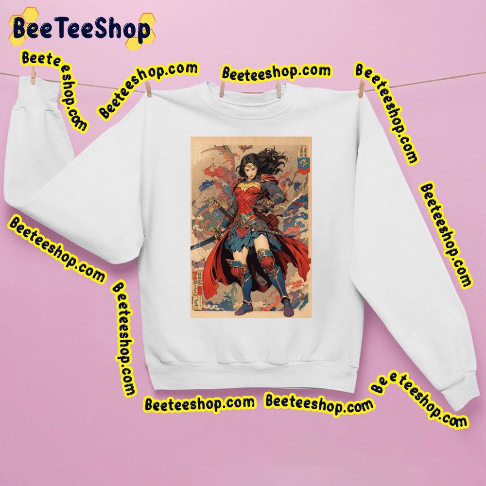 Wonder Women Marvel Japanese Art Trending Unisex Sweatshirt Wonder Women Marvel Japanese Art Trending Unisex Sweatshirt