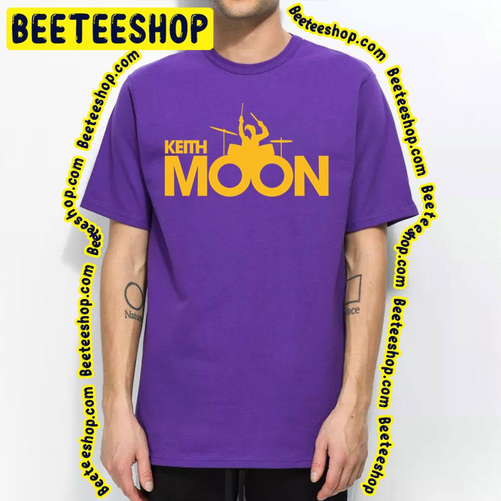 Yellow Art Keith Moon Logo Trending Unisex T-Shirt Yellow Art Keith Moon Logo Trending Unisex T-Shirt
