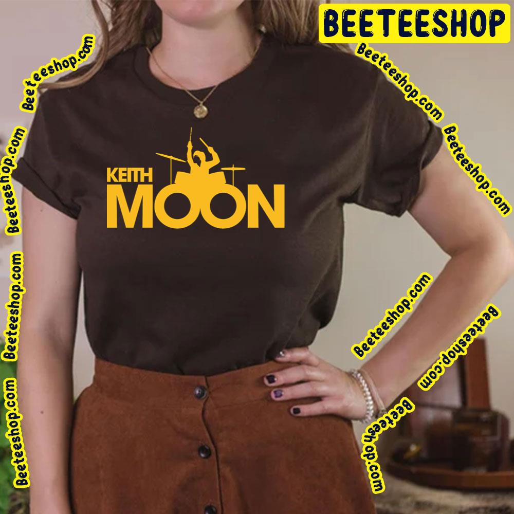 Yellow Art Keith Moon Logo Trending Unisex T-Shirt Yellow Art Keith Moon Logo Trending Unisex T-Shirt