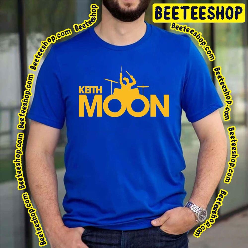 Yellow Art Keith Moon Logo Trending Unisex T-Shirt Yellow Art Keith Moon Logo Trending Unisex T-Shirt