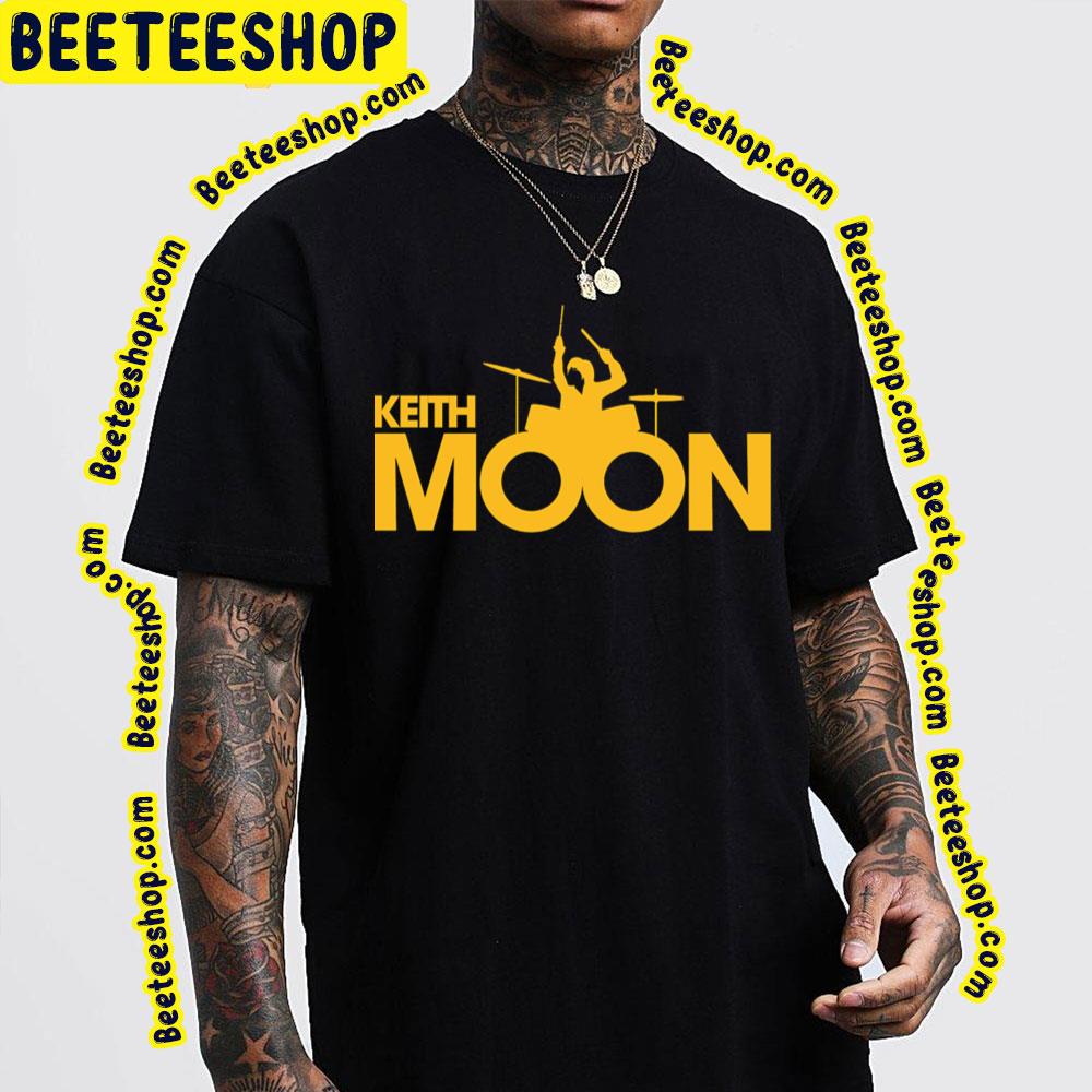 Yellow Art Keith Moon Logo Trending Unisex T-Shirt Yellow Art Keith Moon Logo Trending Unisex T-Shirt