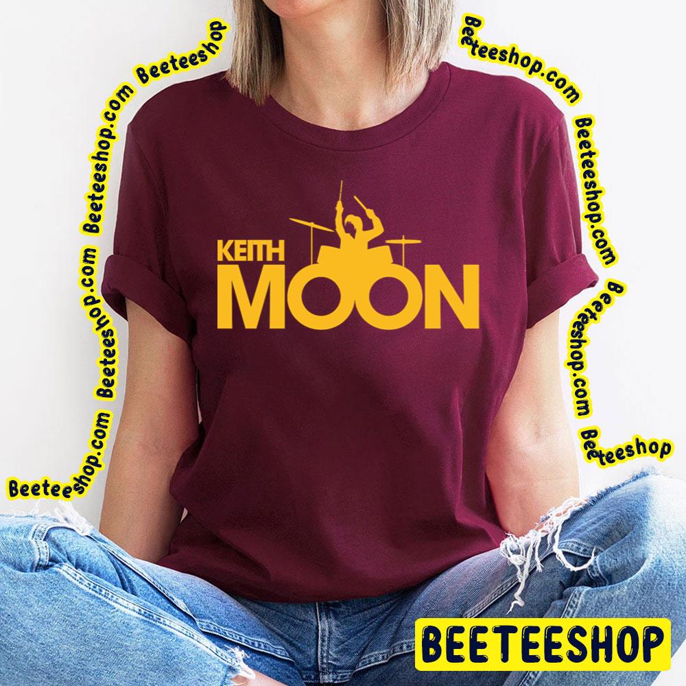 Yellow Art Keith Moon Logo Trending Unisex T-Shirt Yellow Art Keith Moon Logo Trending Unisex T-Shirt