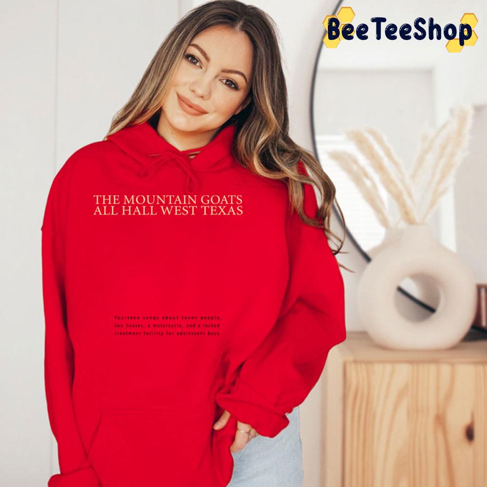 Yellow Text All Hail West Texas The Mountain Goats Trending Unisex T-Shirt Yellow Text All Hail West Texas The Mountain Goats Trending Unisex T-Shirt