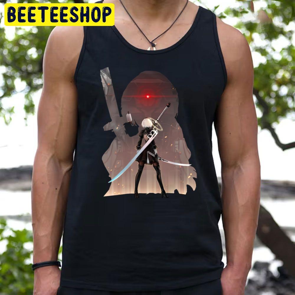 Yorha 2b Colossus Nier Automata Trending Unisex T-Shirt Yorha 2b Colossus Nier Automata Trending Unisex T-Shirt