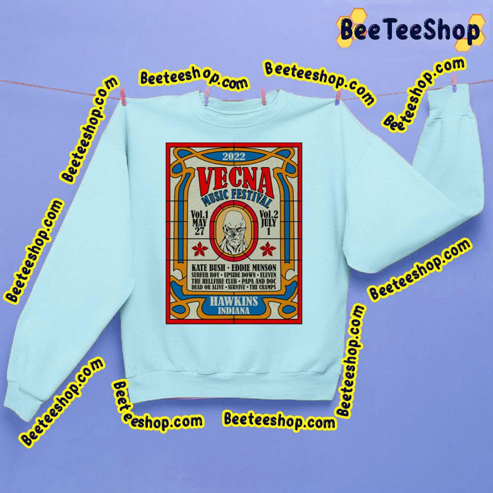 2022 Vecna Music Festival Stranger Things Trending Unisex Sweatshirt 2022 Vecna Music Festival Stranger Things Trending Unisex Sweatshirt