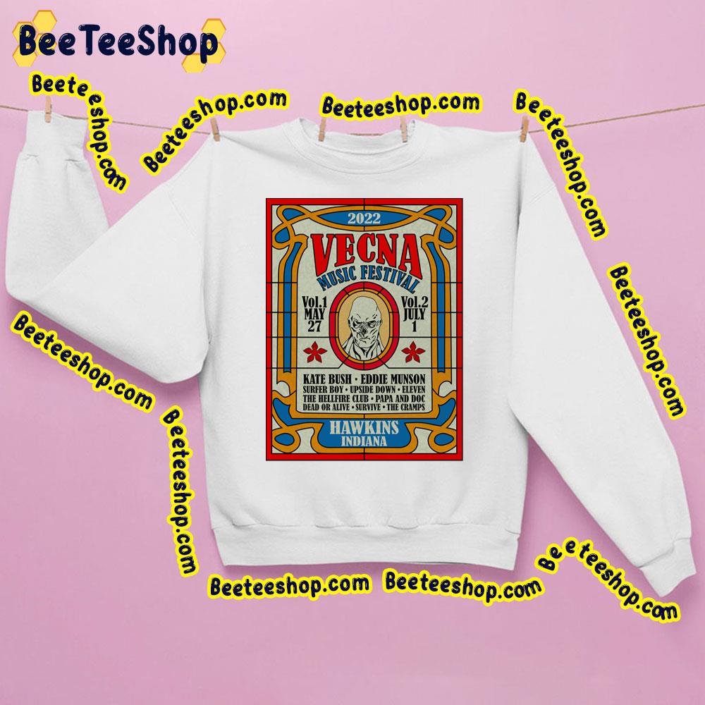 2022 Vecna Music Festival Stranger Things Trending Unisex Sweatshirt 2022 Vecna Music Festival Stranger Things Trending Unisex Sweatshirt