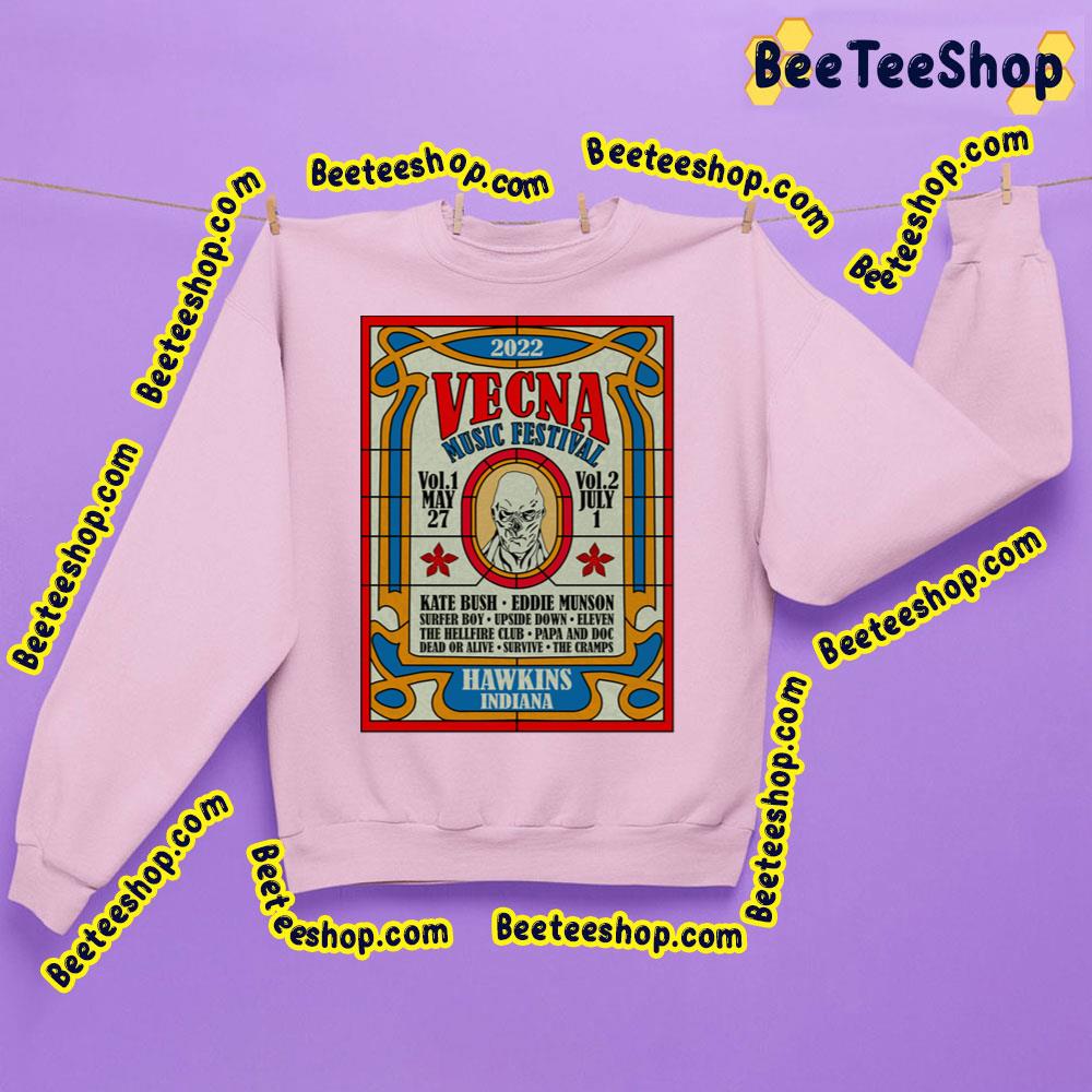 2022 Vecna Music Festival Stranger Things Trending Unisex Sweatshirt 2022 Vecna Music Festival Stranger Things Trending Unisex Sweatshirt