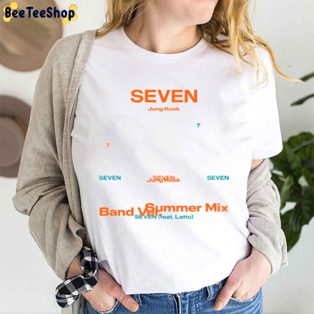 2023 Seven Weekday Ver. Jungkook Trending Unisex T-Shirt 2023 Seven Weekday Ver. Jungkook Trending Unisex T-Shirt