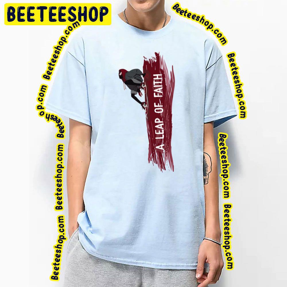 A Leap Oif Faith Spiderverse Movie Trending Unisex T-Shirt A Leap Oif Faith Spiderverse Movie Trending Unisex T-Shirt