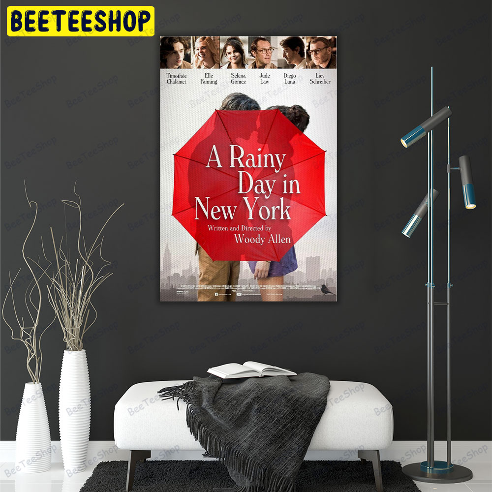 A Rainy Day In New York Timothee Chalamet Selena Gomez Movie Portrait Canvas A Rainy Day In New York Timothee Chalamet Selena Gomez Movie Portrait Canvas