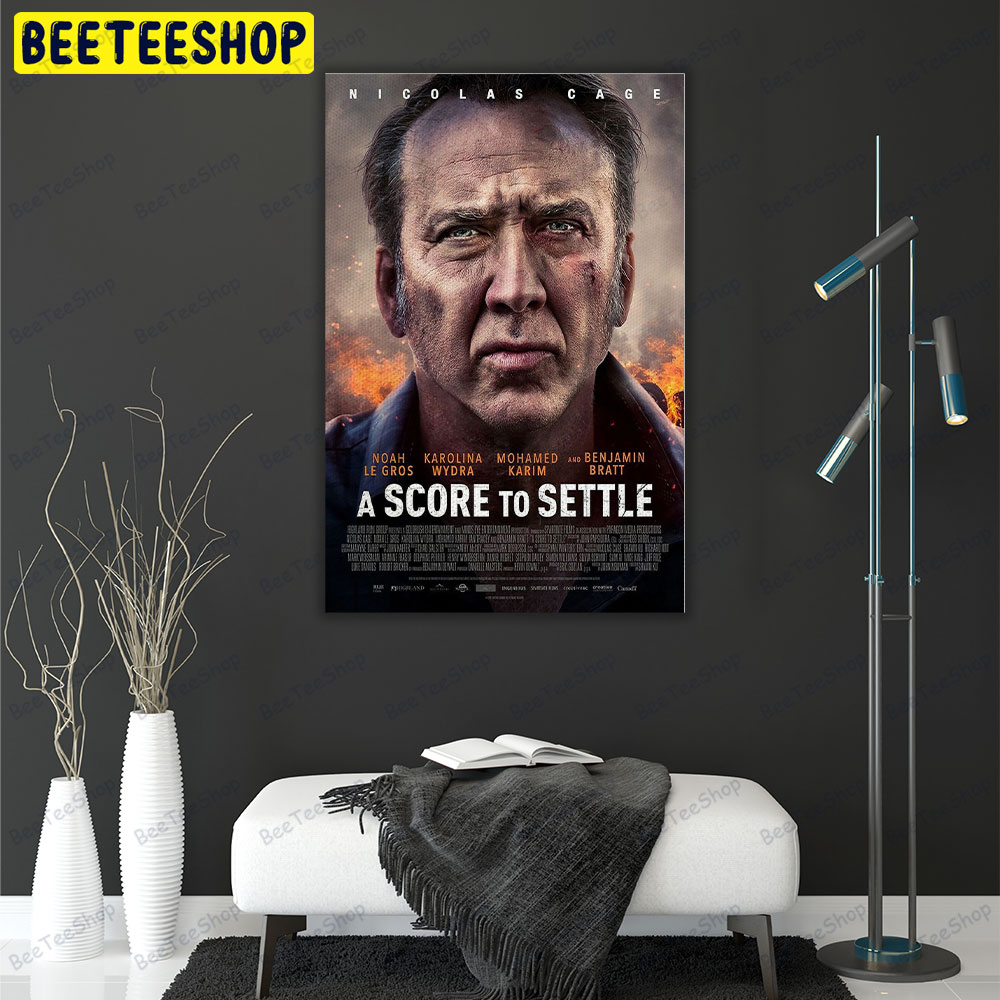 A Score To Settle Nicolas Cage Movie Portrait Canvas A Score To Settle Nicolas Cage Movie Portrait Canvas