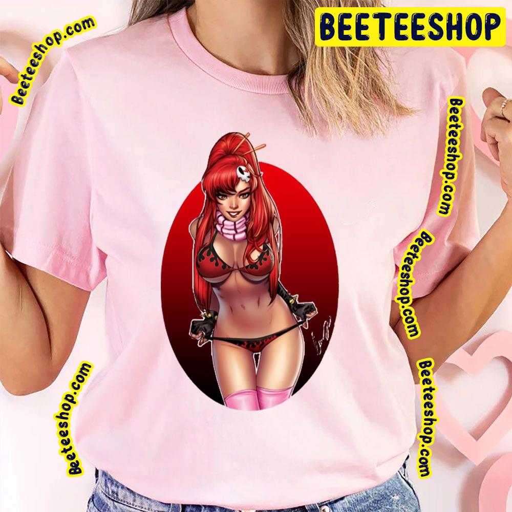 Adult Yoko Tengen Toppa Gurren Lagann Trending Unisex T-Shirt Adult Yoko Tengen Toppa Gurren Lagann Trending Unisex T-Shirt