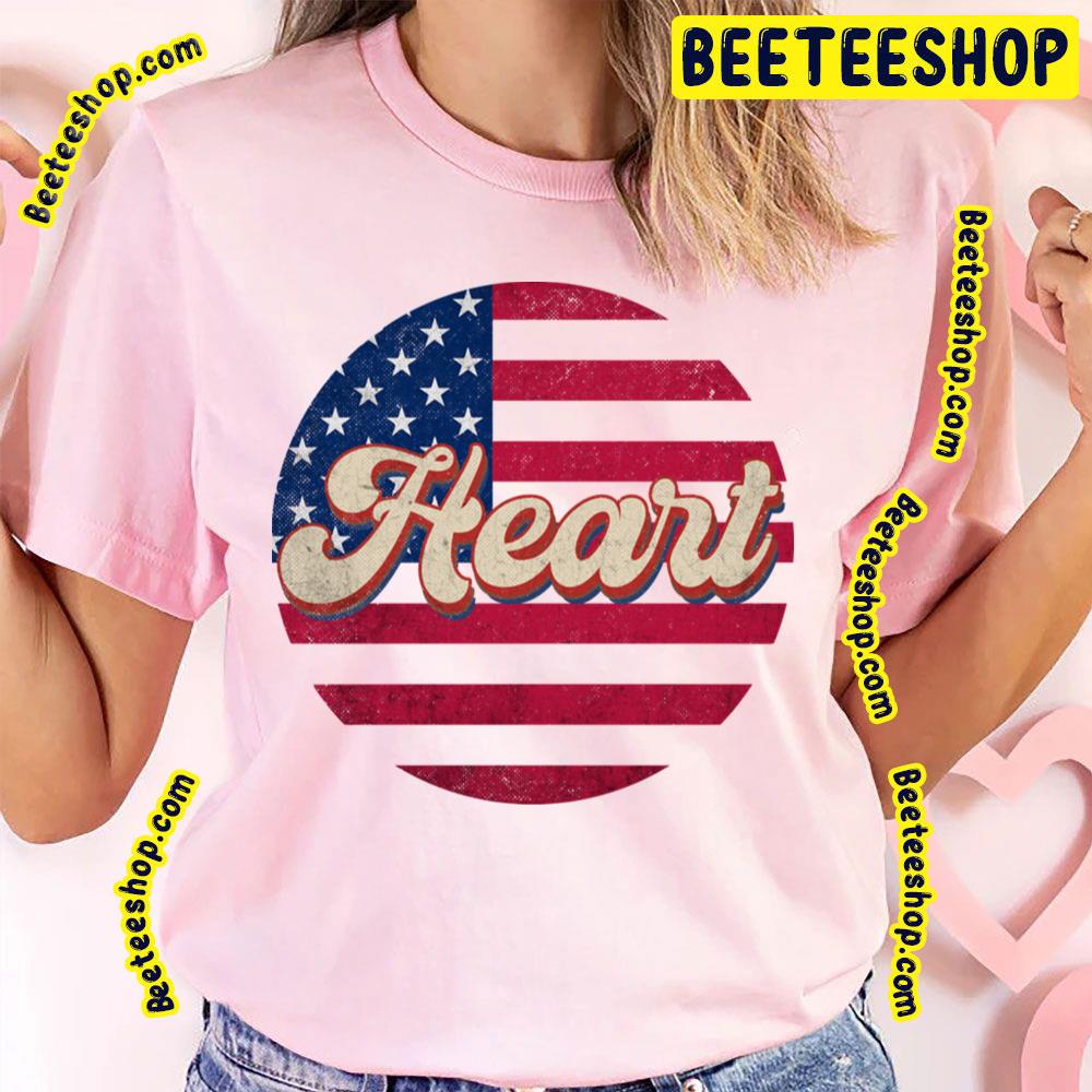 American Flag Heart Trending Unisex T-Shirt American Flag Heart Trending Unisex T-Shirt