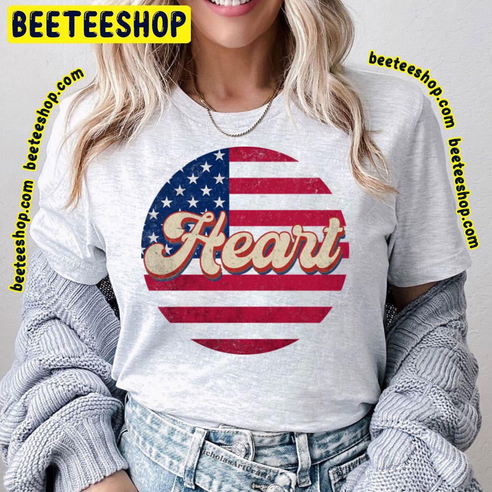 American Flag Heart Trending Unisex T-Shirt American Flag Heart Trending Unisex T-Shirt