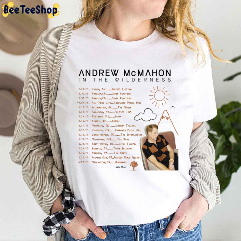 Andrew Mcmahon In The Wilderness Solo Show 2023 Trending Unisex T-Shirt Andrew Mcmahon In The Wilderness Solo Show 2023 Trending Unisex T-Shirt