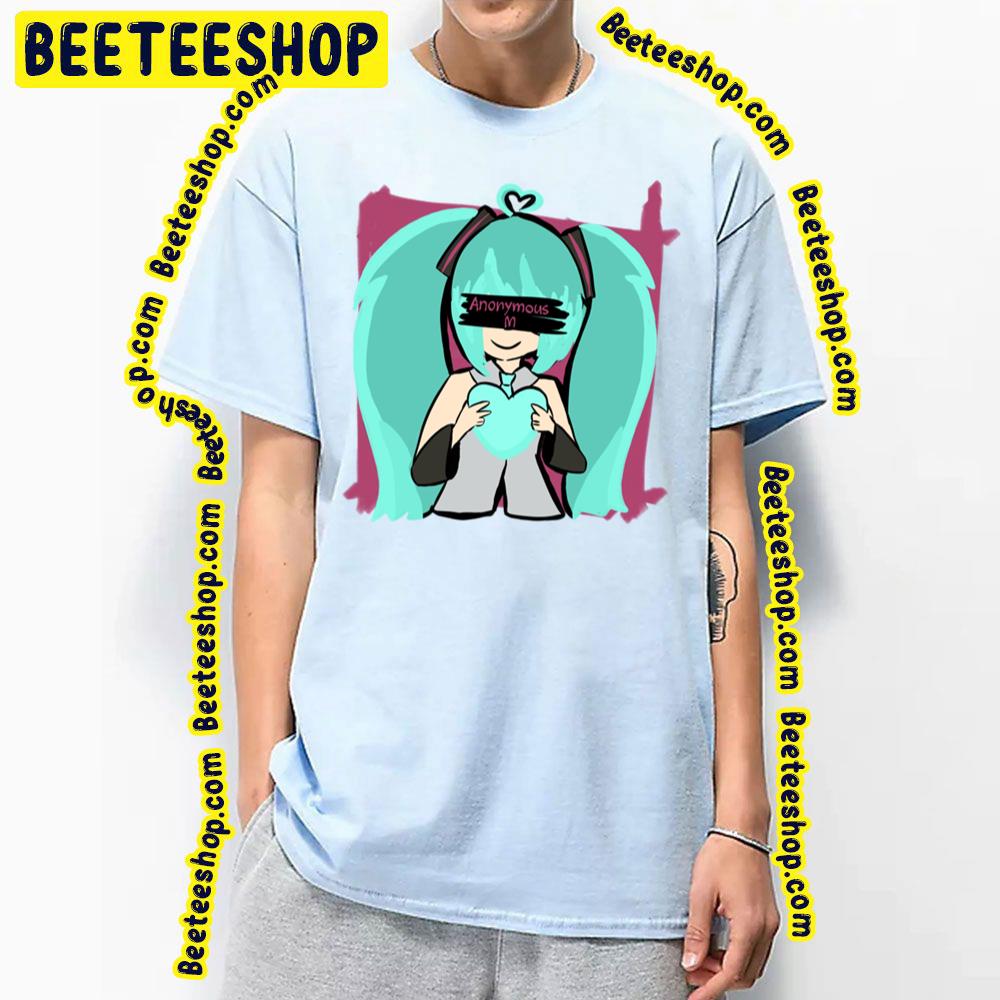 Anonymous M Hatsune Miku Vocaloid Trending Unisex T-Shirt Anonymous M Hatsune Miku Vocaloid Trending Unisex T-Shirt