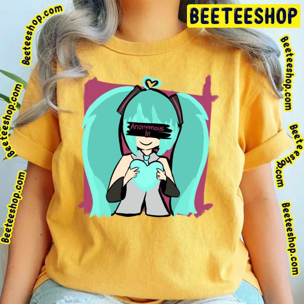 Anonymous M Hatsune Miku Vocaloid Trending Unisex T-Shirt Anonymous M Hatsune Miku Vocaloid Trending Unisex T-Shirt