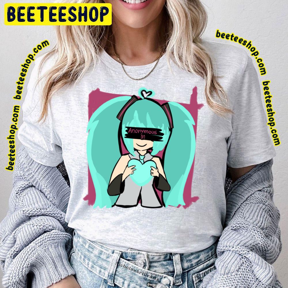 Anonymous M Hatsune Miku Vocaloid Trending Unisex T-Shirt Anonymous M Hatsune Miku Vocaloid Trending Unisex T-Shirt