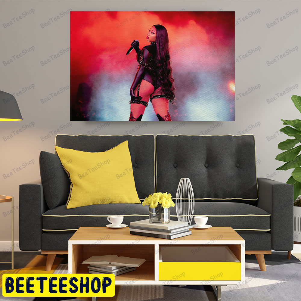 Art Megan Thee Stallion Megan Pete Rapper Music Landscape Canvas Art Megan Thee Stallion Megan Pete Rapper Music Landscape Canvas
