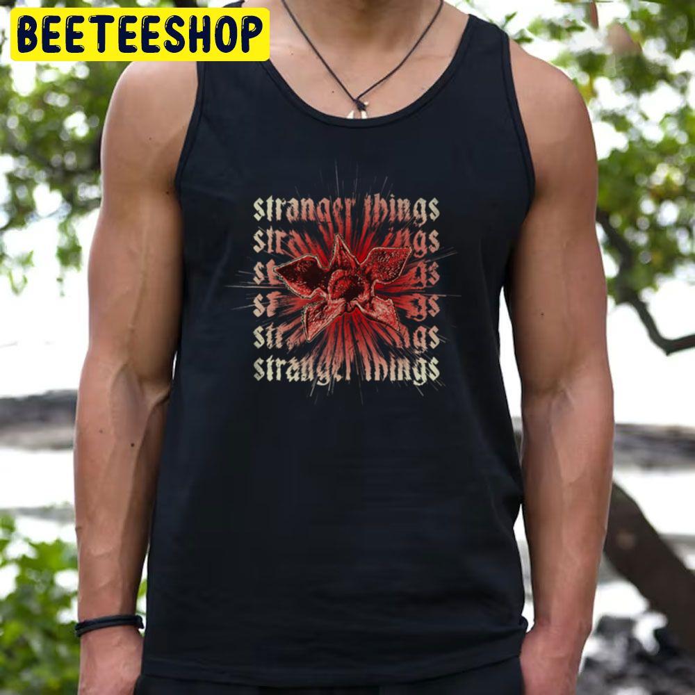 Art Stranger Things Demogorgon Stack Trending Unisex T-Shirt Art Stranger Things Demogorgon Stack Trending Unisex T-Shirt